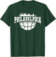 Retro Philadelphia Skyline Souvenir Themed Sports Fan Icon T-Shirt - T-Shirt | Forest