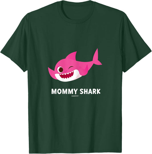 Pinkfong Mommy Shark Official T-Shirt - T-Shirt | Forest
