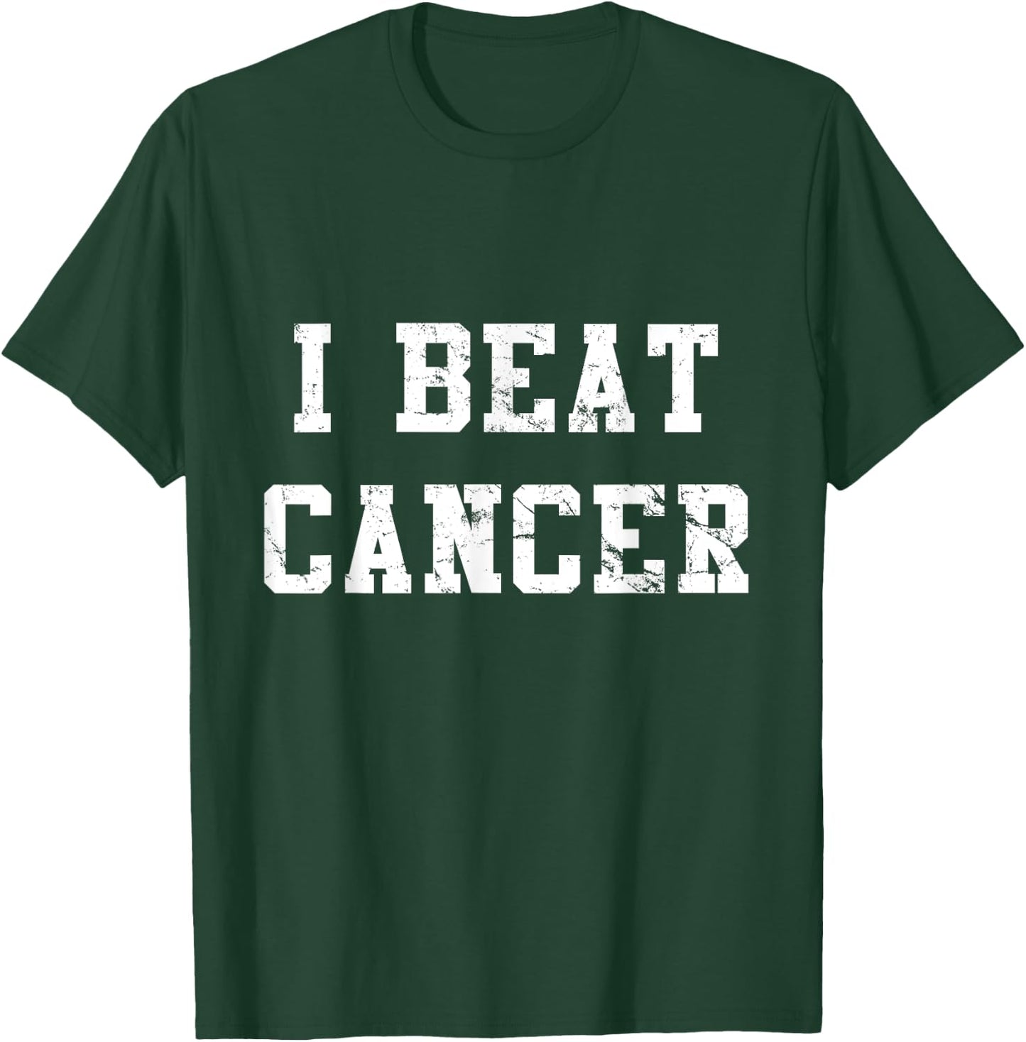 Flippin Sweet Gear I Beat Cancer T-Shirt - T-Shirt | Forest