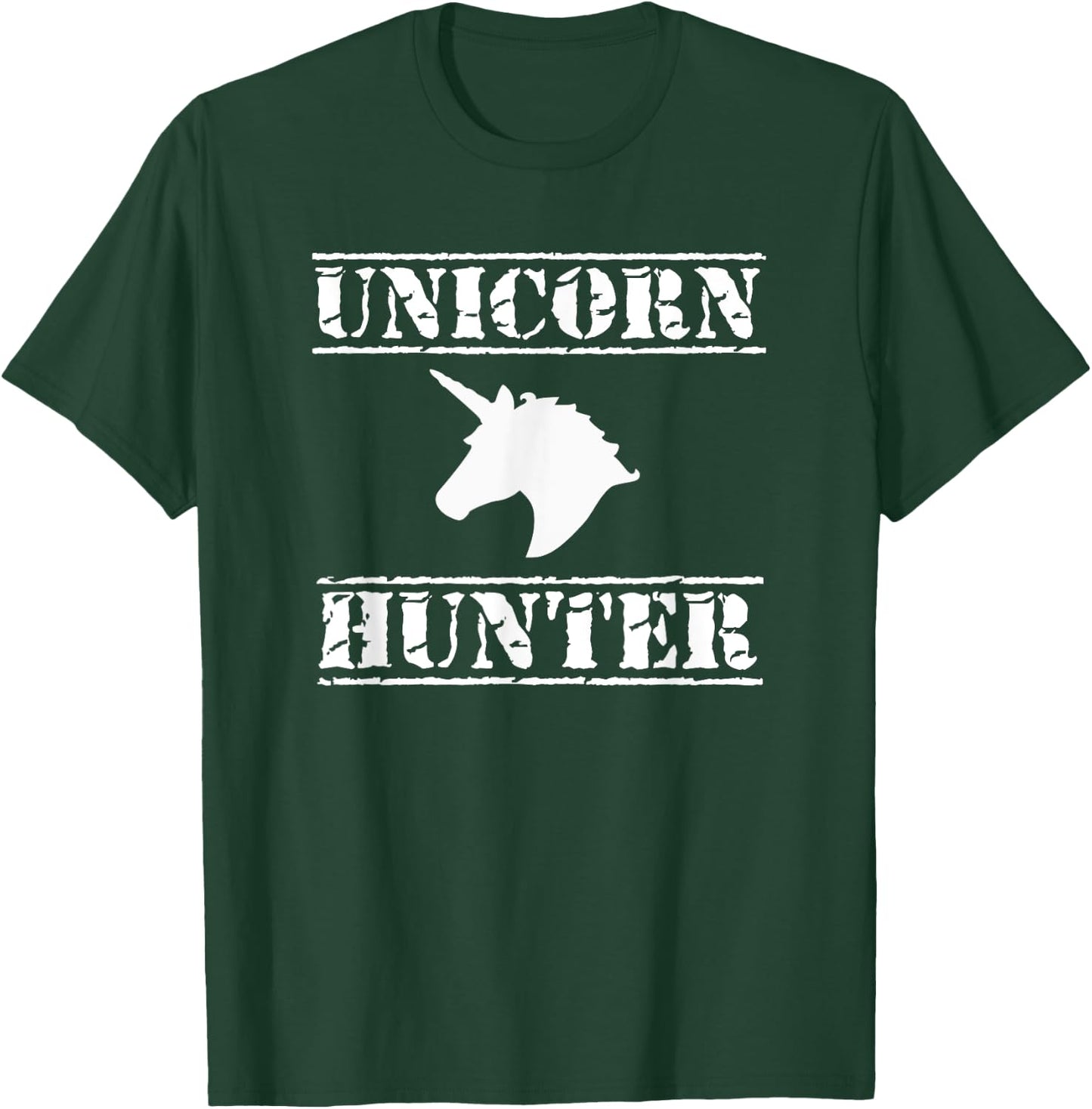 Unicorn Hunter , Horse Humor Novelty T-Shirt - T-Shirt | Forest