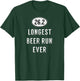 Beer Run 26.2 Funny Running Team Shirt Marathon Runners Gift T-Shirt - T-Shirt | Forest