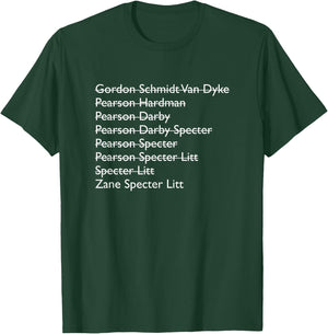 Suits Firm Names Standard T-Shirt - T-Shirt | Forest
