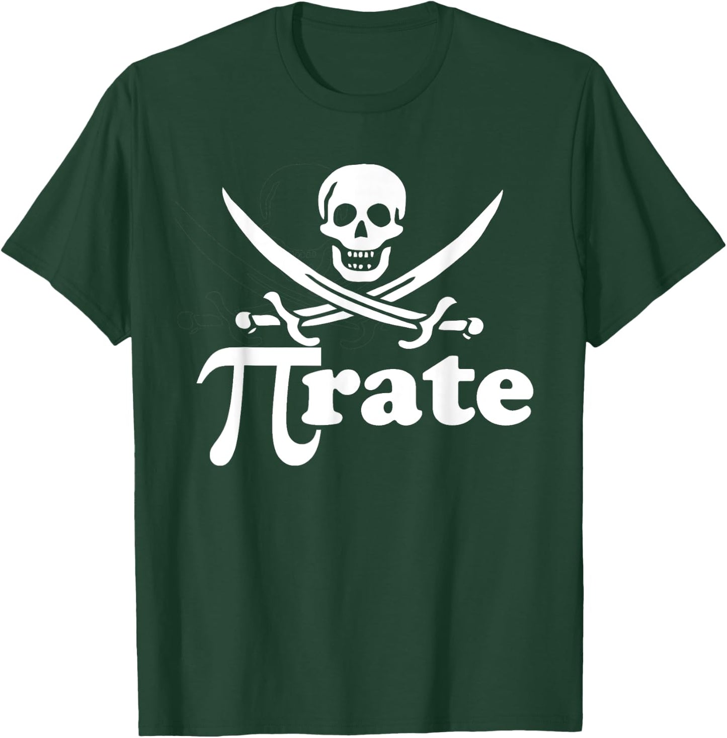 Pirate pi rate shirt for pi day math pirates T-Shirt - T-Shirt | Forest