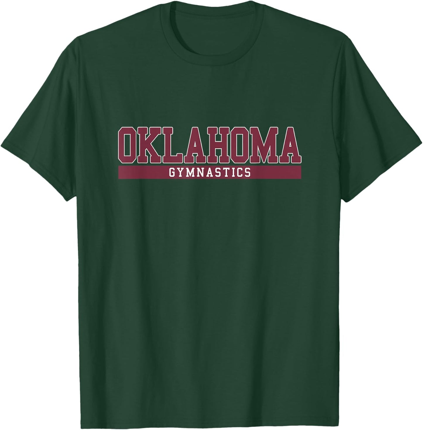 Oklahoma Gymnastics - Black, -Adults, Short Sleeve, Classic Fit, Small T-Shirt - T-Shirt | Forest