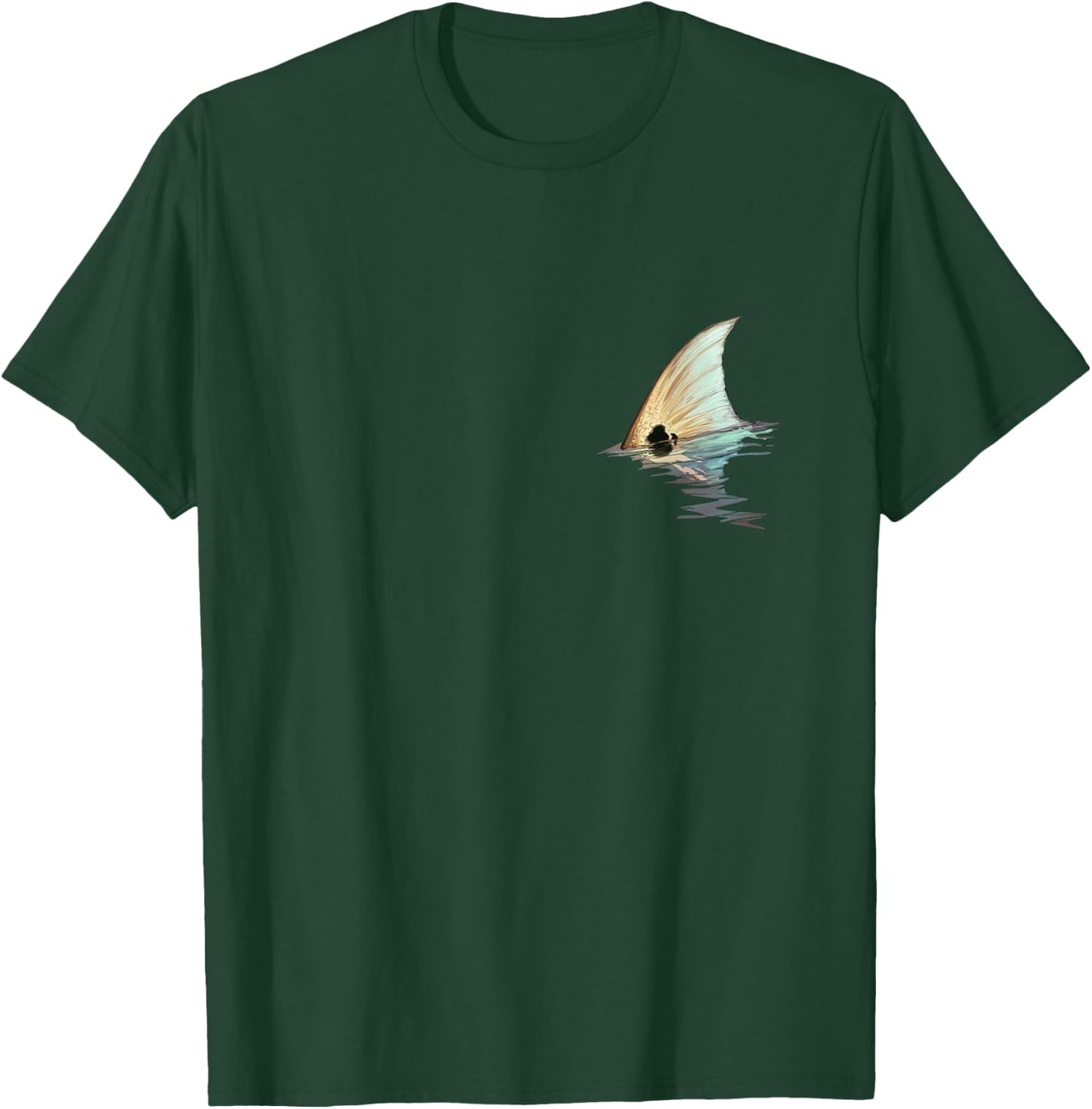 Tailing Redfish | Redfish Tail | Red Drum Fish Shirt T-Shirt - T-Shirt | Forest