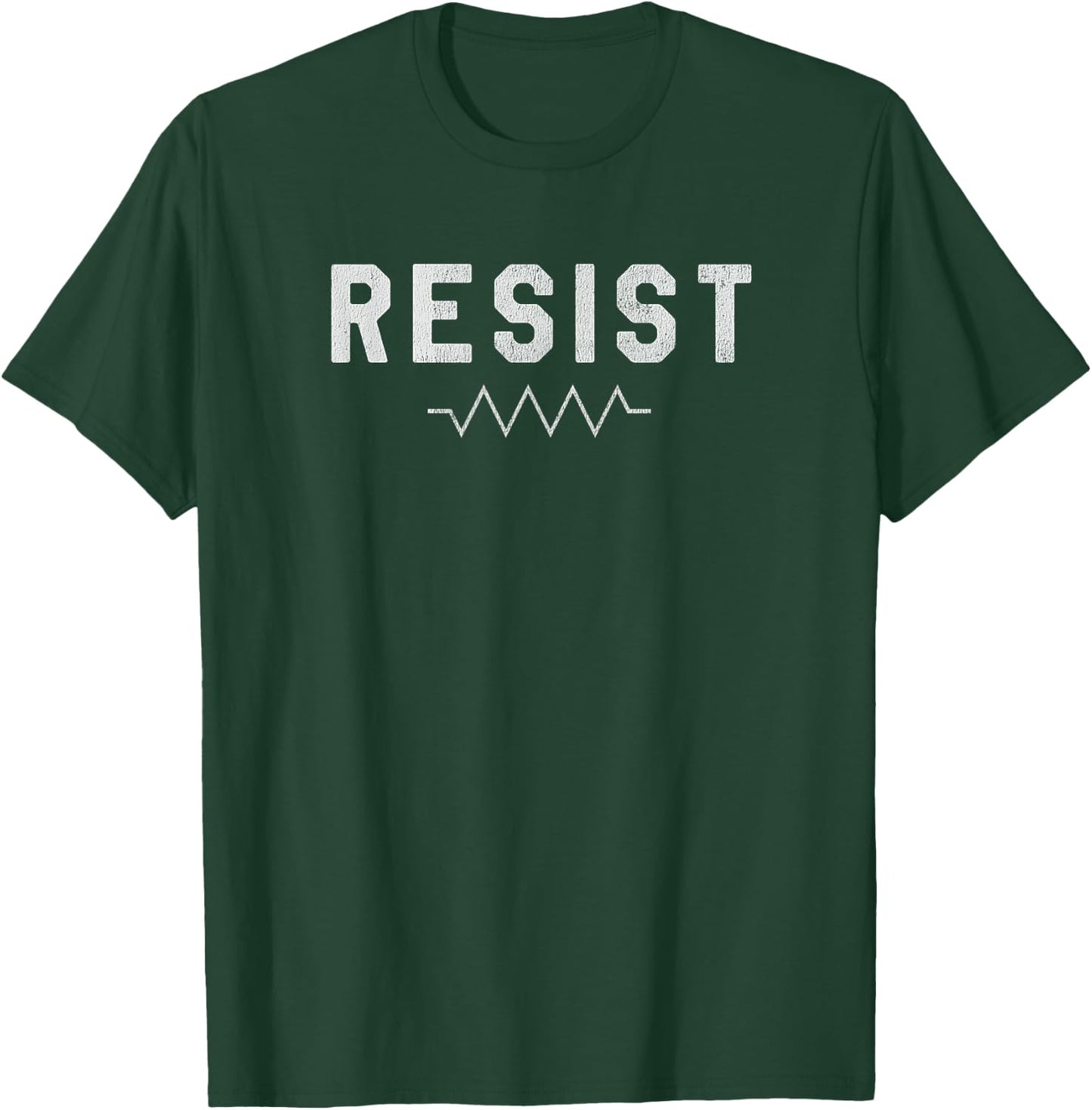 Resist Electrical Symbol for Resistance Shirt T-Shirt - T-Shirt | Forest