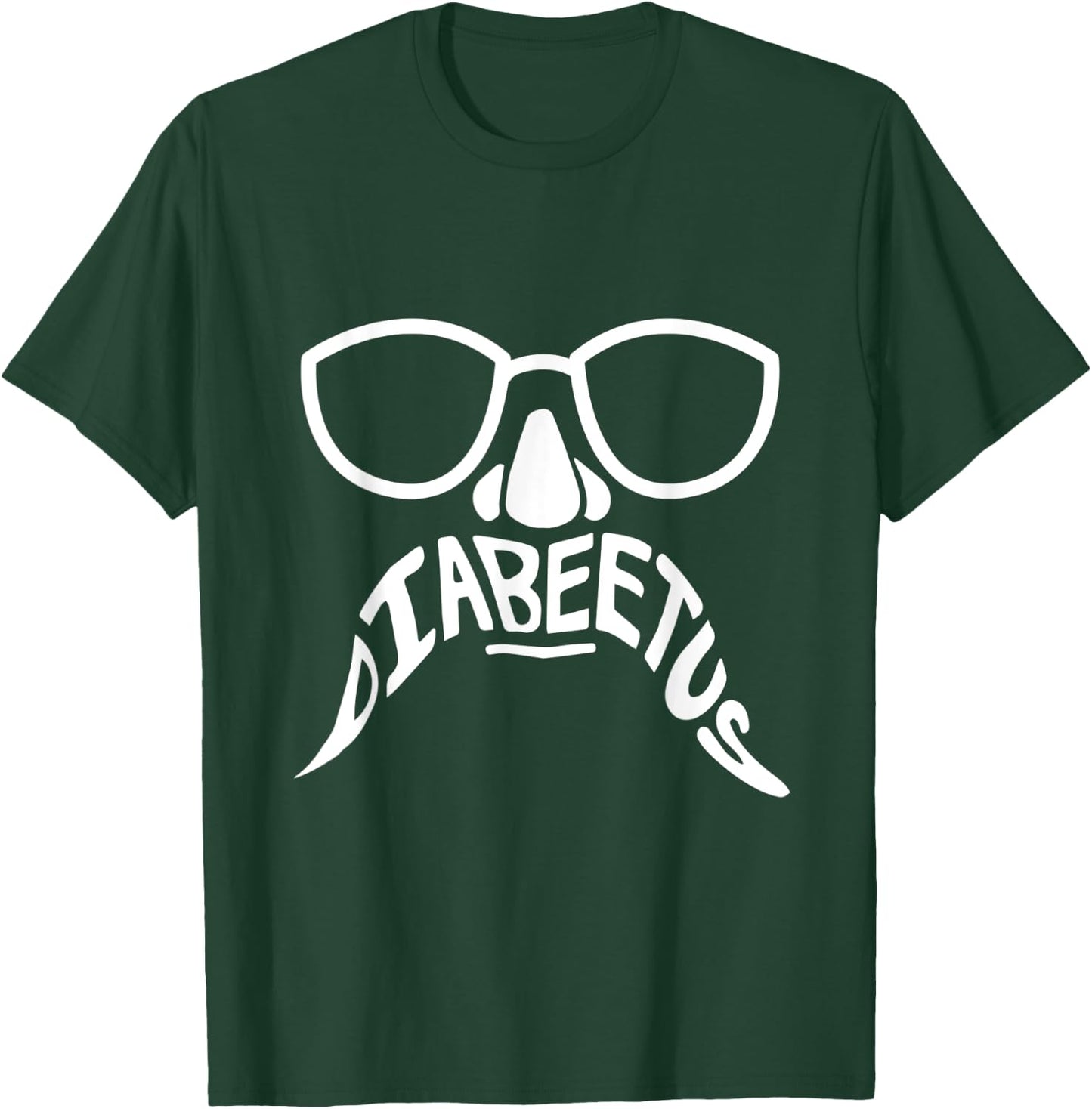 Diabeetus Awareness Diabetic Beard Support T-Shirt - T-Shirt | Forest