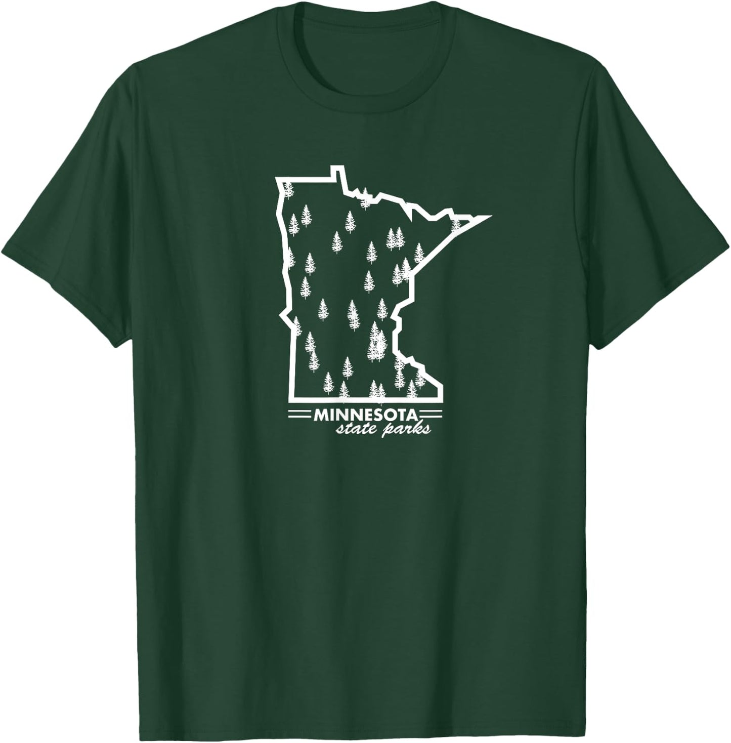 Minnesota State Parks Nature Outdoors MN Camping Gift T-Shirt - T-Shirt | Forest