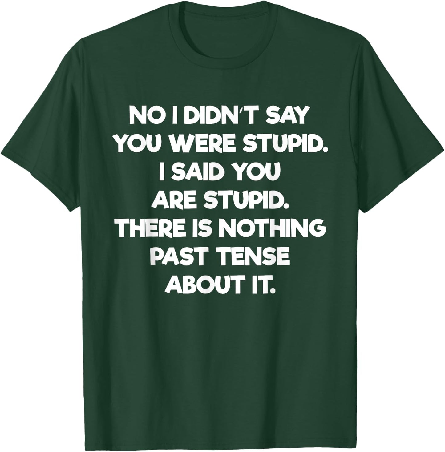 Didn't Say You Were Stupid Said You Are Stupid T-Shirt - T-Shirt | Forest