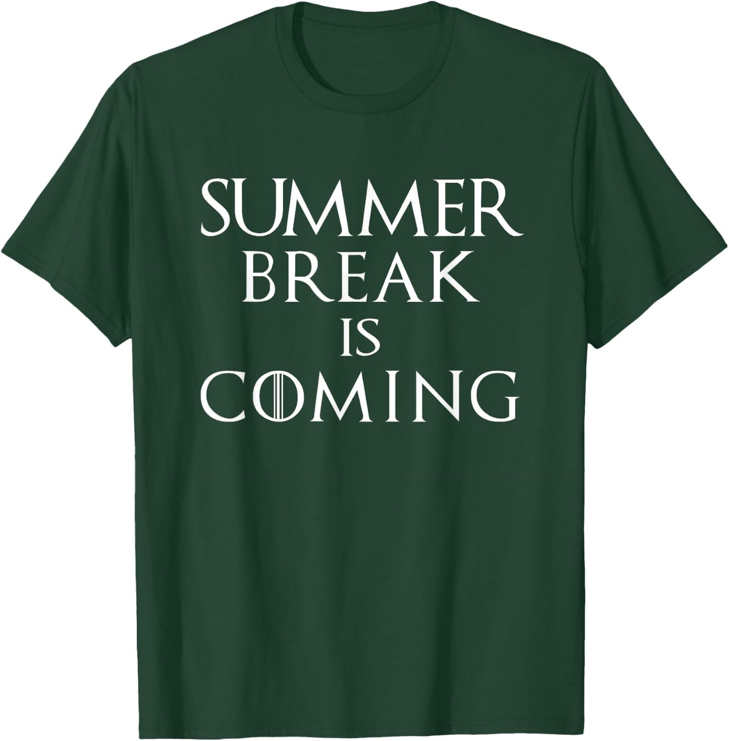 Summer Break is Coming Funny for Teachers & Students Men Women Kids T-Shirt - T-Shirt | Forest