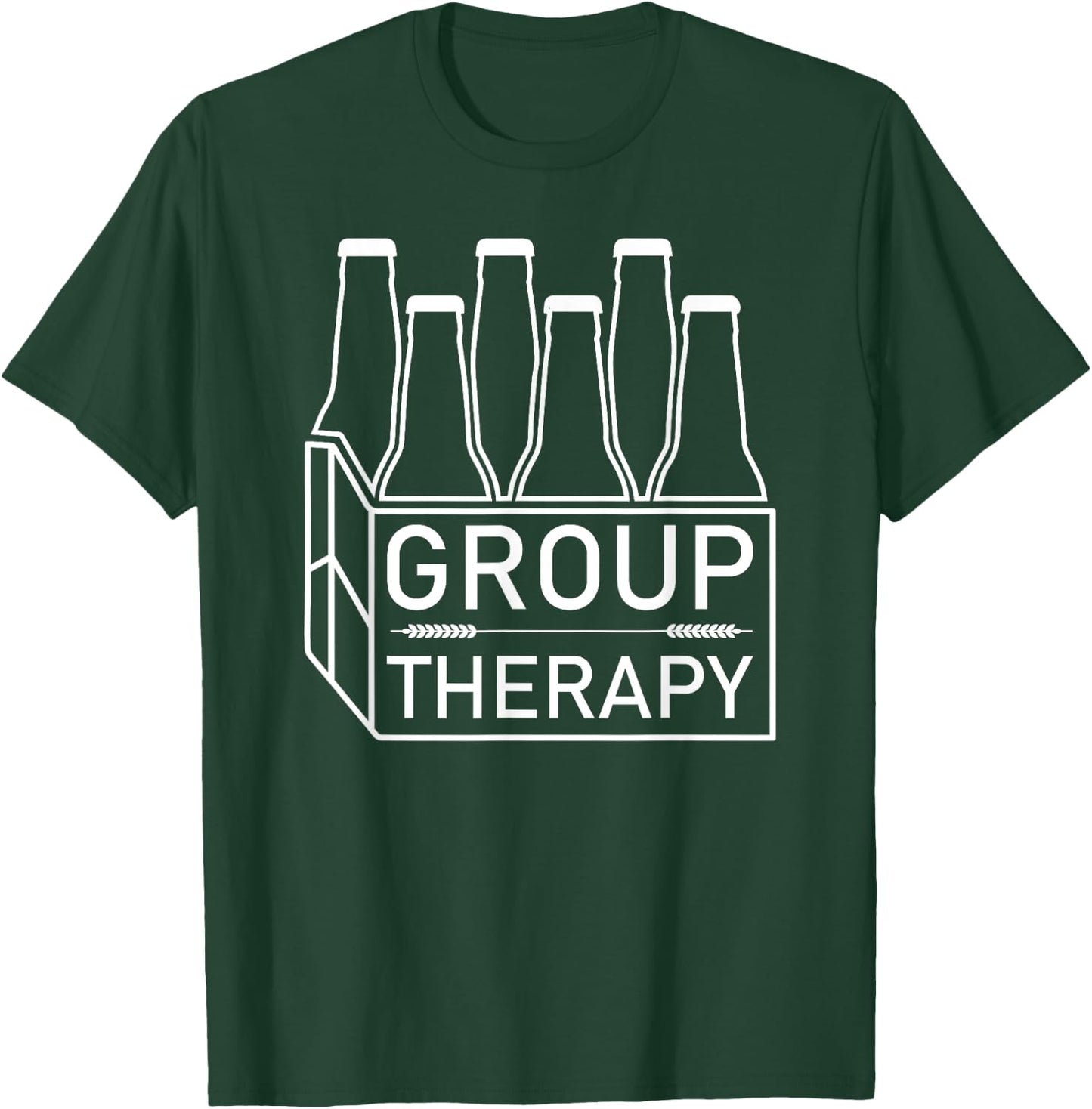 Six Pack Group Therapy Funny Beer Drinkers Alcohol T-Shirt - T-Shirt | Forest