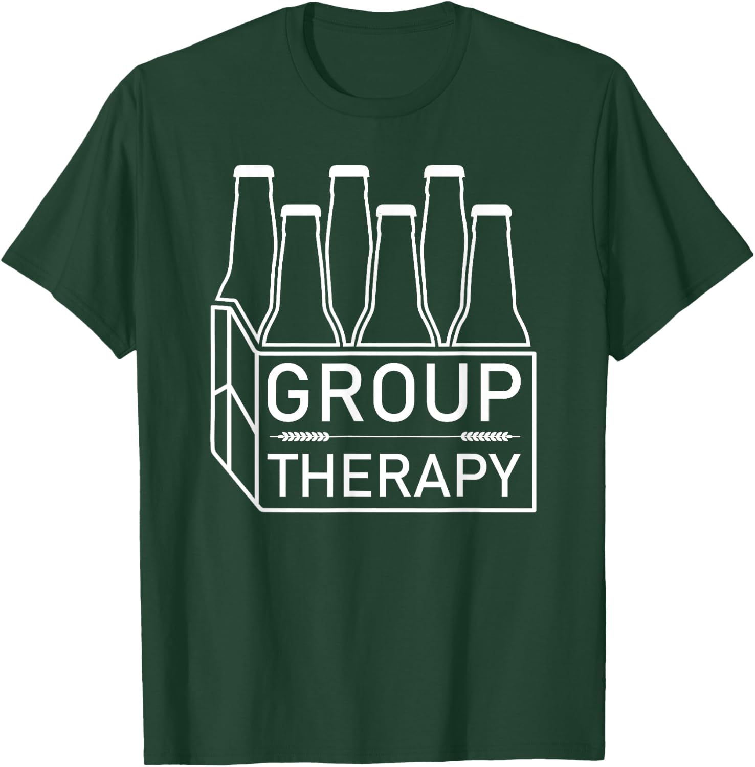 Six Pack Group Therapy Funny Beer Drinkers Alcohol T-Shirt - T-Shirt | Forest