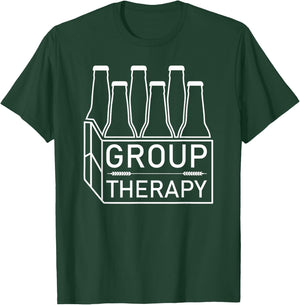 Six Pack Group Therapy Funny Beer Drinkers Alcohol T-Shirt - T-Shirt | Forest