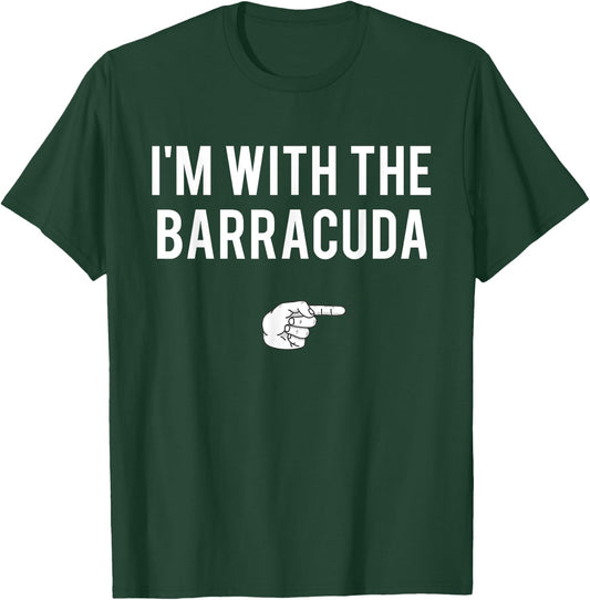 I'm With Barracuda Halloween Costume Party Matching Fish T-Shirt - T-Shirt | Forest