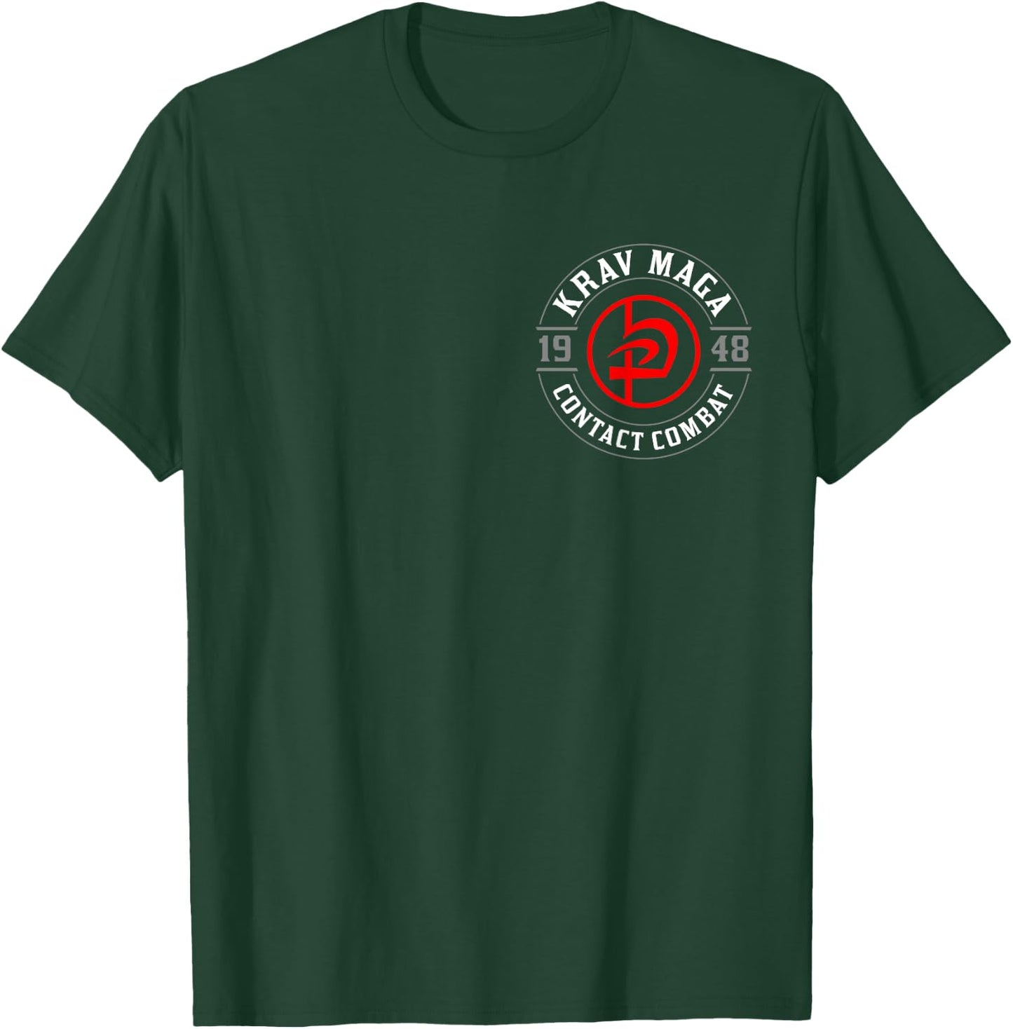Old School Krav Maga Hebrew Symbol Logo Women & Men T-Shirt - T-Shirt | Forest