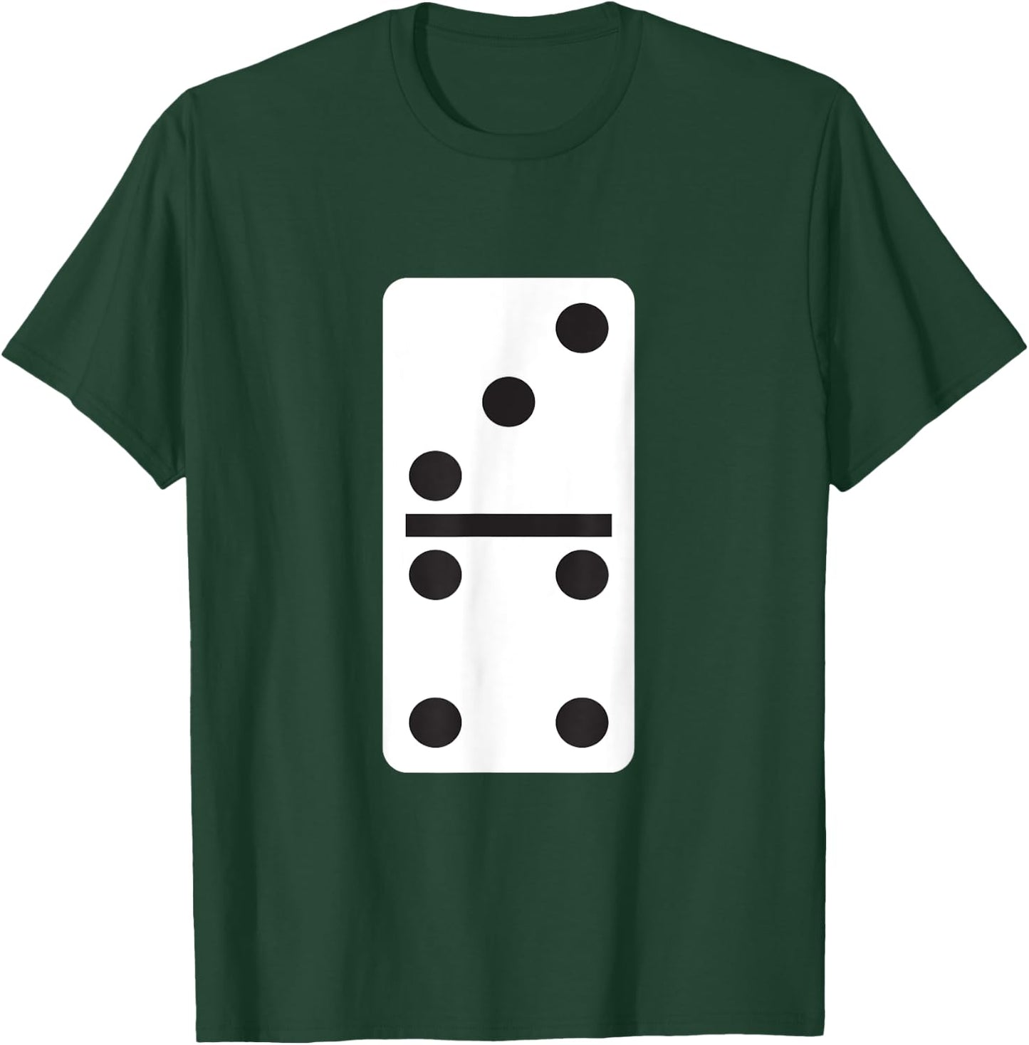 Three Four Dominoes - Halloween Matching Domino Game Costume T-Shirt - T-Shirt | Forest