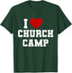 VBS I Love Church Camp Christian Church Bible School Jesus T-Shirt - T-Shirt | Forest