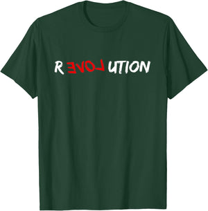 "Love Revolution" T Shirt with a cause T-Shirt - T-Shirt | Forest