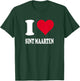 Red Heart I Love Sint Maarten T-Shirt - T-Shirt | Forest
