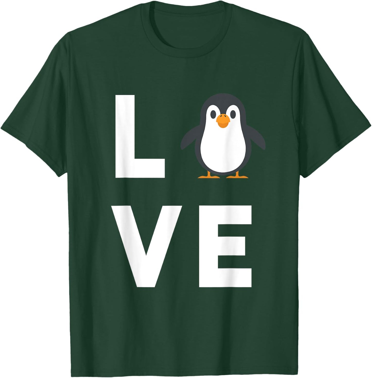 Cute I Love Penguins Bird Humour Funny Baby Penguin T-Shirt - T-Shirt | Forest