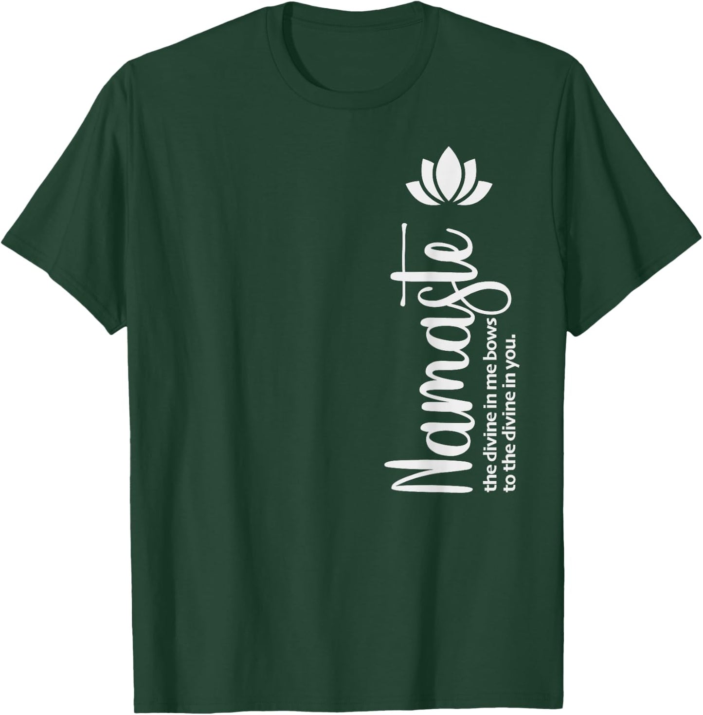 Namaste Meaning Meaningful Symbols T-Shirt - T-Shirt | Forest