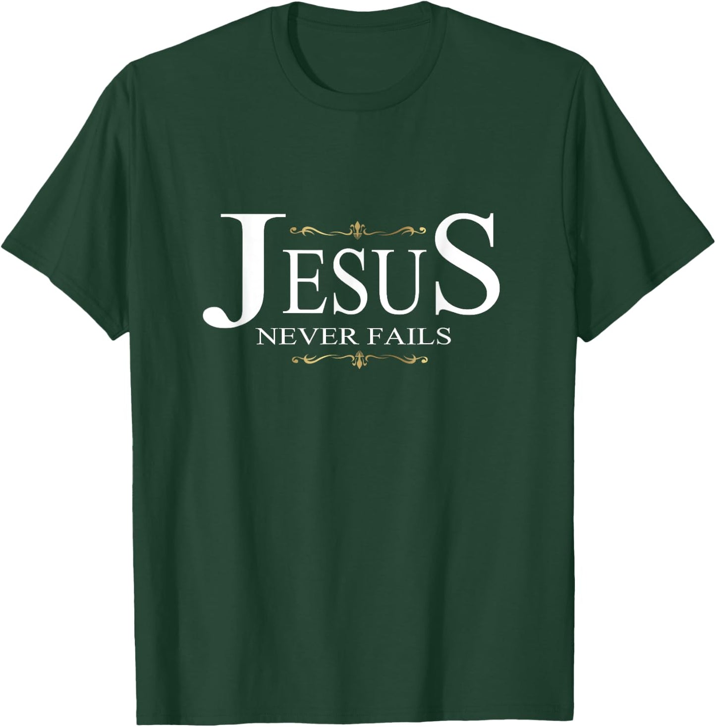 Christian Gospel and Bible Phrase for our Lord Jesus T-Shirt - T-Shirt | Forest