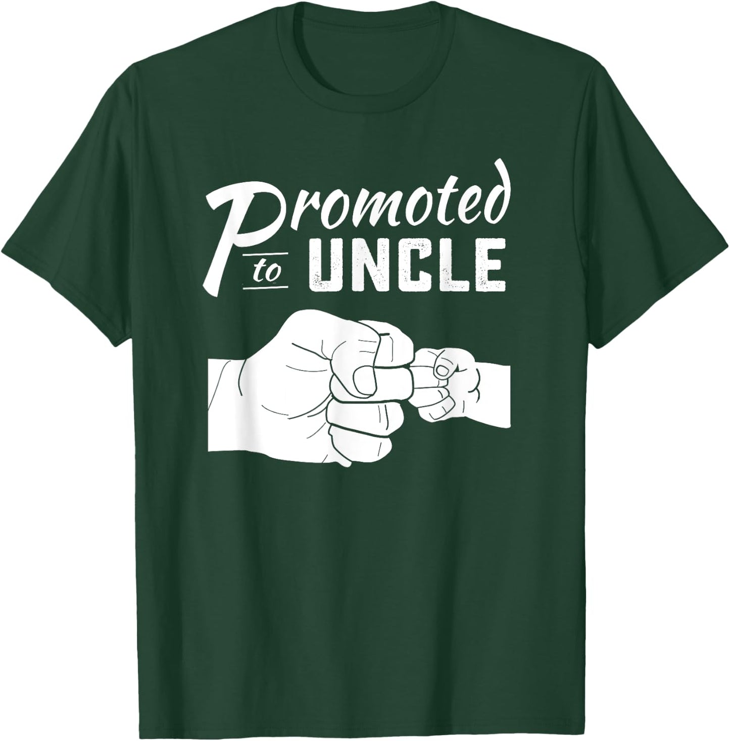 Promoted to Uncle baby announcement 2024 T-Shirt - T-Shirt | Forest