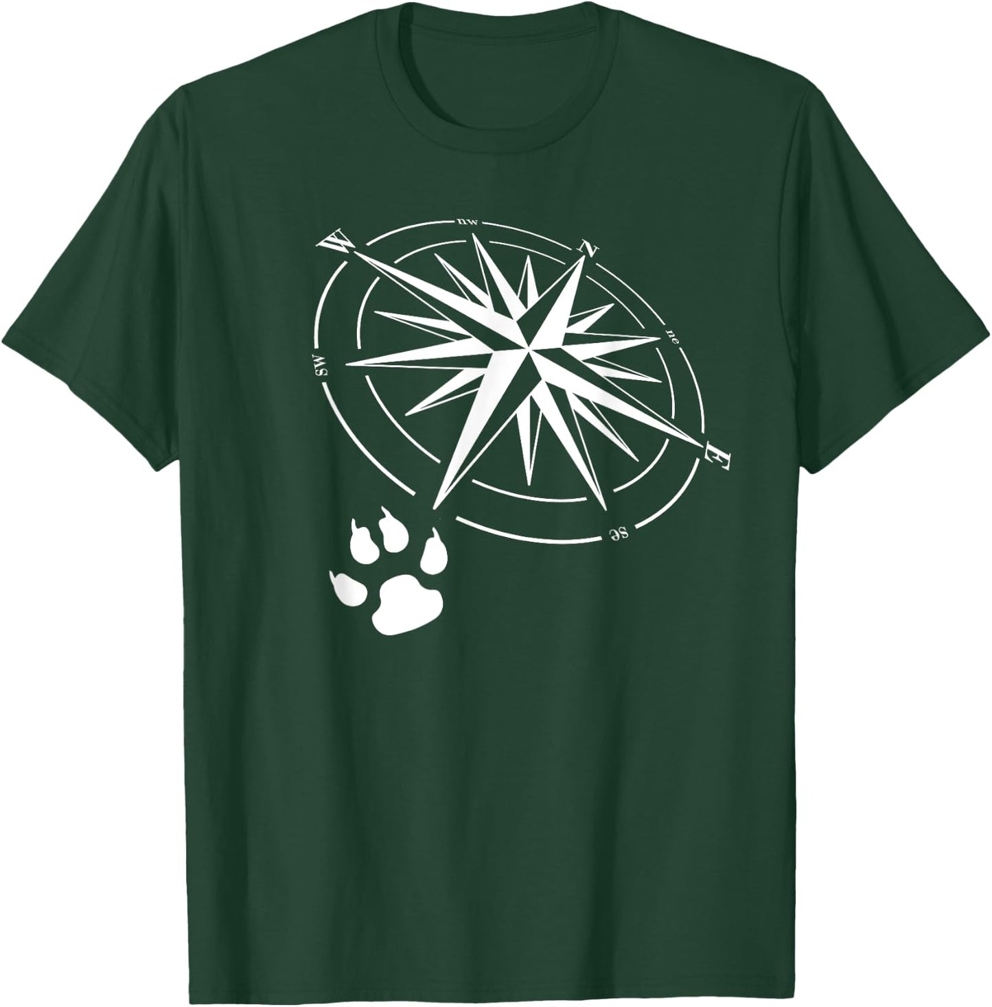 Southpaw Compass T-Shirt - T-Shirt | Forest