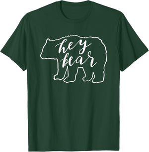 Hey Bear T-Shirt - T-Shirt | Forest