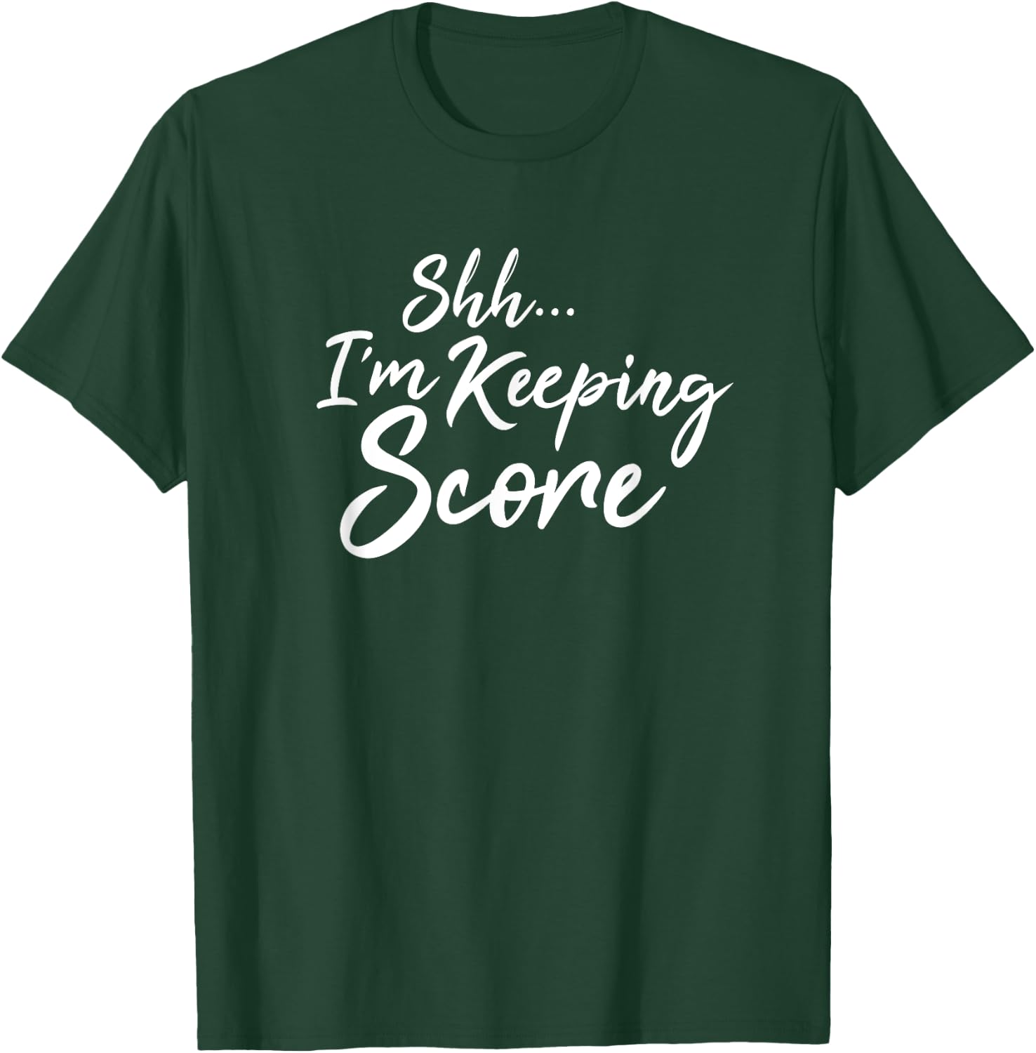 Scorekeeper Gift Funny Sports Coach Score Book Keeper T-Shirt - T-Shirt | Forest