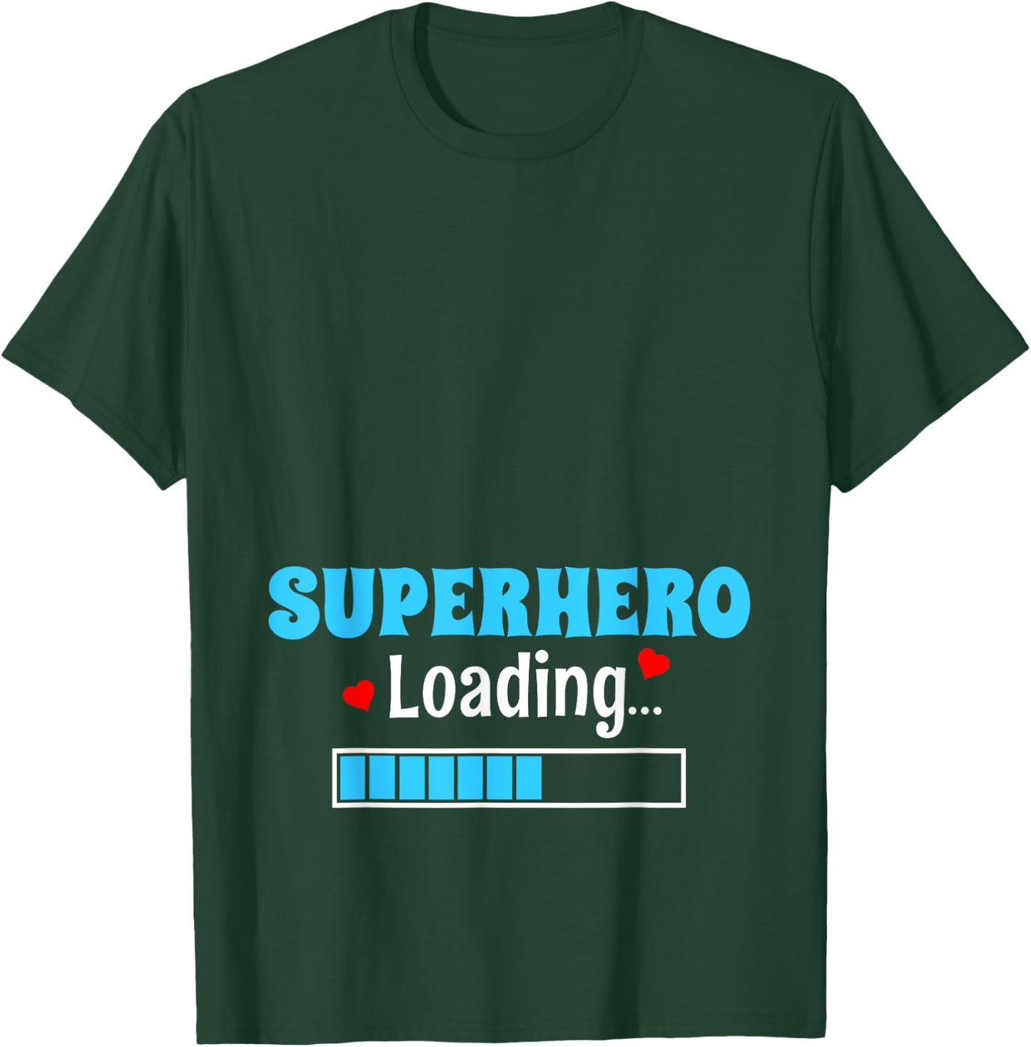 Superhero Loading Funny Pregnancy Motherhood Gift T-Shirt - T-Shirt | Forest