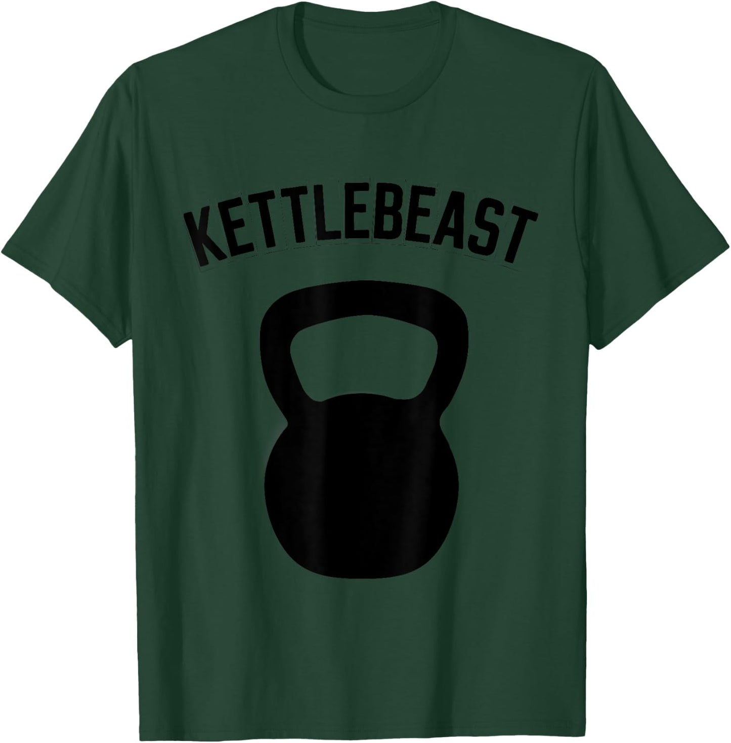 Kettlebell Gym Workout T Shirt & Women | Kettlebeast T-Shirt - T-Shirt | Forest