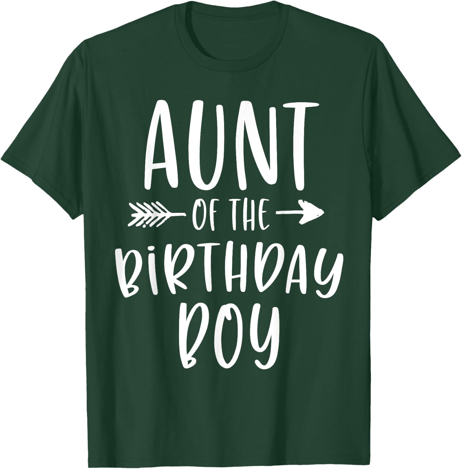 Aunt of the Birthday Boy Auntie And Nephew Bday Party T-Shirt - T-Shirt | Forest