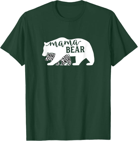 Ehlers Danlos Syndrome Mama Bear EDS Awareness Gift T-Shirt - T-Shirt | Forest
