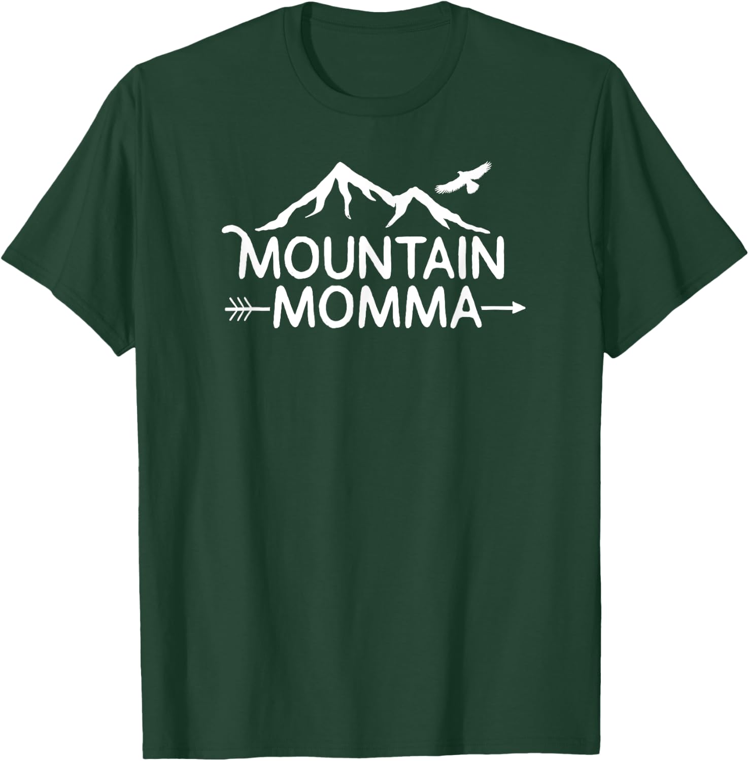 Mountain Momma for Outdoors Ladies & Women T-Shirt - T-Shirt | Forest