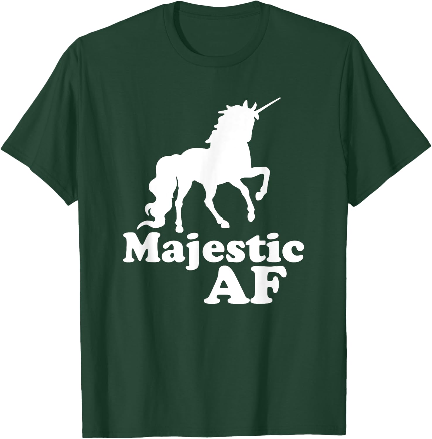 Majestic AF Unicorn T-Shirt - T-Shirt | Forest