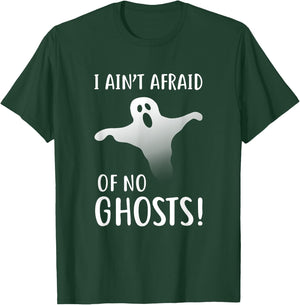 Funny I Ain't Afraid Of No Ghost Halloween T-Shirt - T-Shirt | Forest