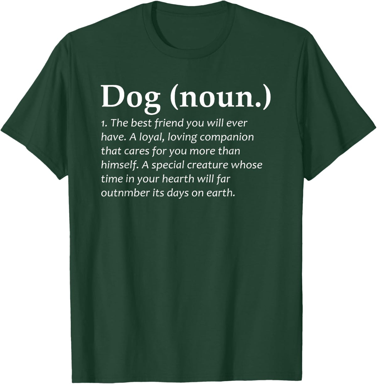 Dog noun definition - Funny Pet Dog - Funny Puppy Women Kids T-Shirt - T-Shirt | Forest