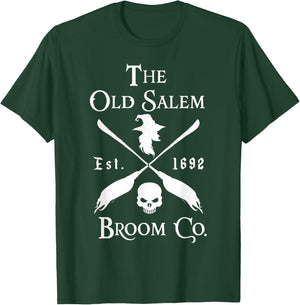 Salem Broom Company is Halloween in 1692 T-Shirt - T-Shirt | Forest