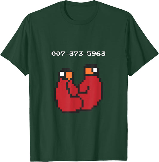 007-373-5963 video game 90s 45s codes Funny Gift T-Shirt - T-Shirt | Forest