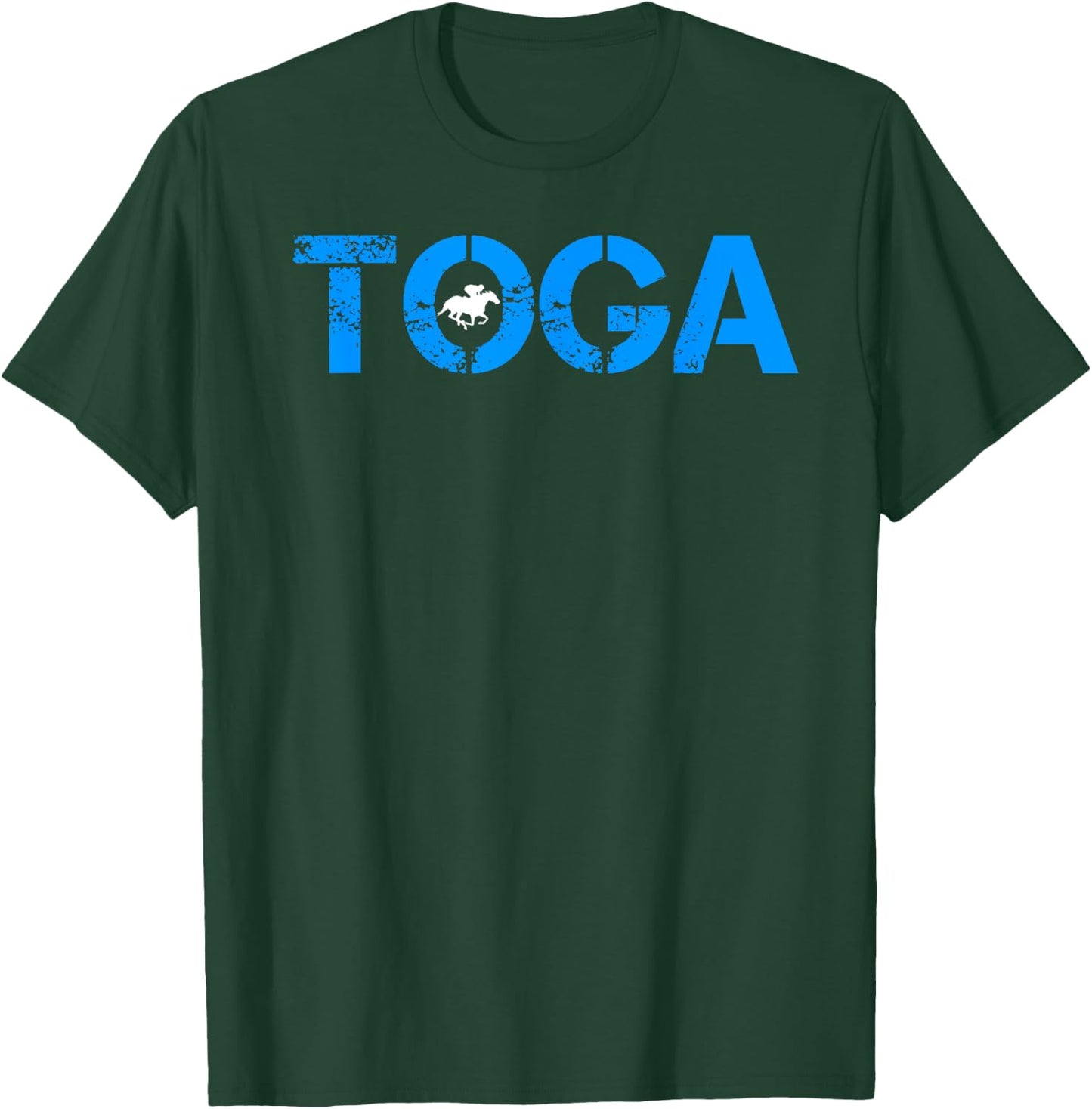 Toga Saratoga Springs Horse Racing T-Shirt - T-Shirt | Forest