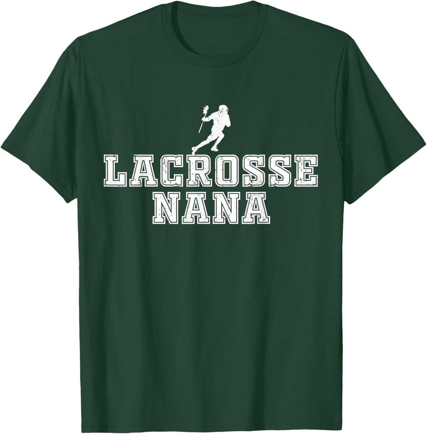 Lacrosse Nana Cool Lax Grandma Sports Grandmother T-Shirt - T-Shirt | Forest
