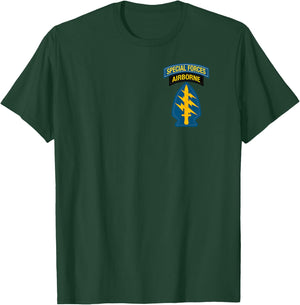 Special Forces Shirt - SF Green Beret Shirt - 1.5x - Classic T-Shirt - T-Shirt | Forest