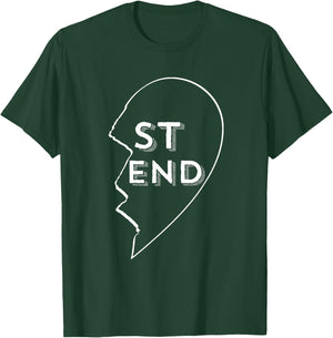 1 Heart Belongs to 2 Best Friends Matching BFF T-Shirt - T-Shirt | Forest