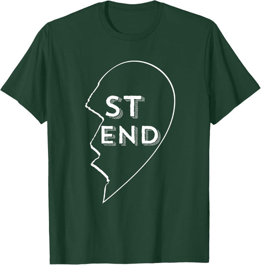 1 Heart Belongs to 2 Best Friends Matching BFF T-Shirt - T-Shirt | Forest