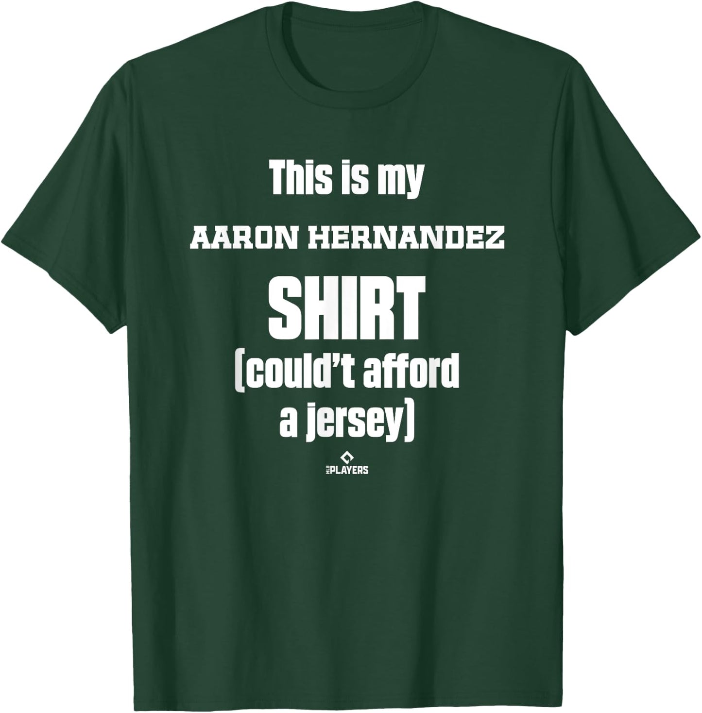 This Is My Shirt Aaron Hernandez Prospect Baseball Fan Gear T-Shirt - T-Shirt | Forest