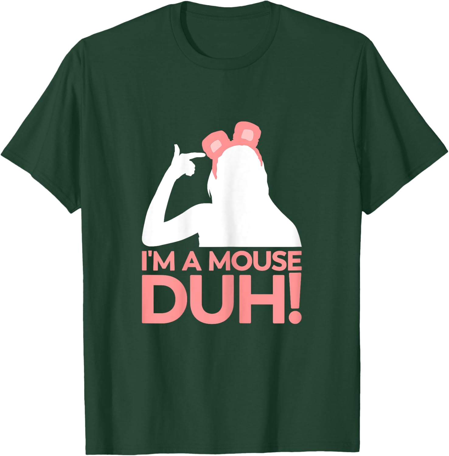Halloween: I'm A Mouse Duh T-Shirt - T-Shirt | Forest