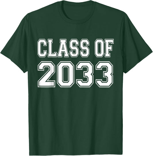 Class of 2033 grow with me T-Shirt - T-Shirt | Forest