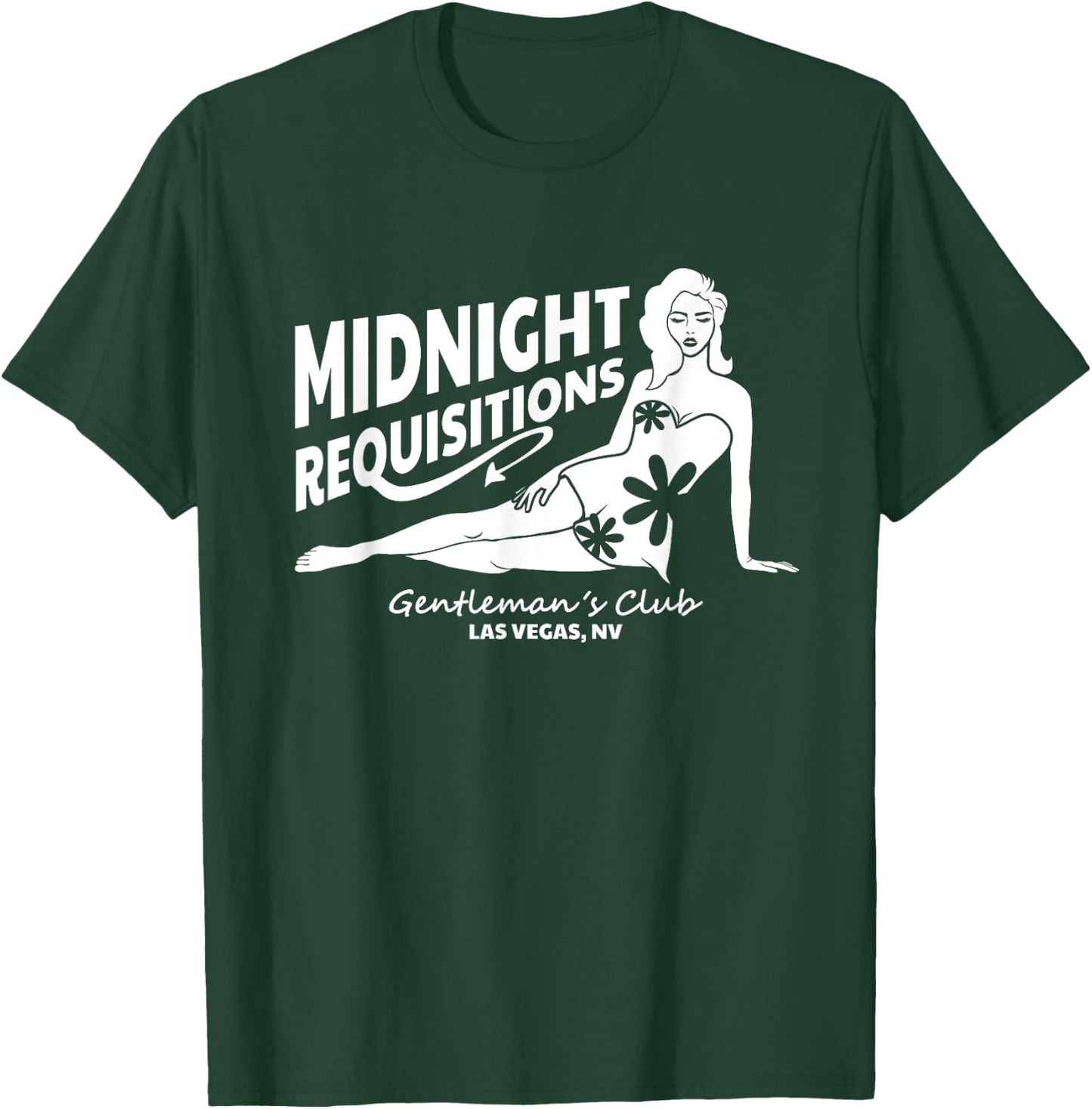 Funny Midnight Requisitions Gentleman Club Military Veteran T-Shirt - T-Shirt | Forest