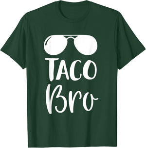 Cinco de Mayo Shirt - Taco Bro T Shirt Gift T-Shirt - T-Shirt | Forest